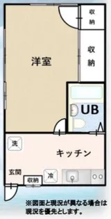 第二白銀荘【3階】の間取り