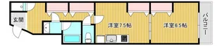 アンペルシュ【3階】の間取り