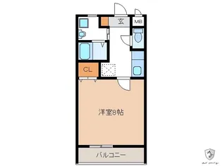 モン・プラース【2階】の間取り