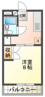 メルカードあさひII【1階】の間取り