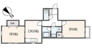 ジュリアカーサ【2階】の間取り