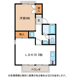 プレステージ21【1階】の間取り