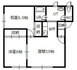 南ウイング【1階】の間取り
