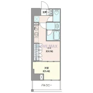 ウエリスアーバン住吉WEST【3階】の間取り