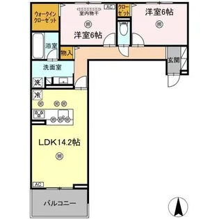 Luveria【2階】の間取り
