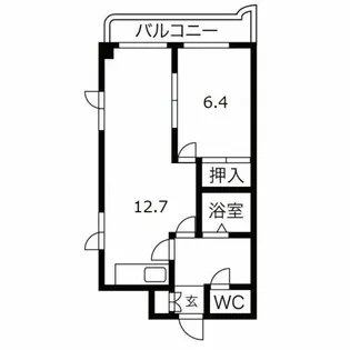 ティアラ手稲本町【5階】の間取り