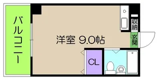 コンフォール朝倉【4階】の間取り