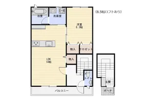 Villa Grace 北日吉【2階】の間取り