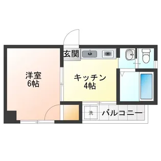 Gran esta.天王寺II【3階】の間取り