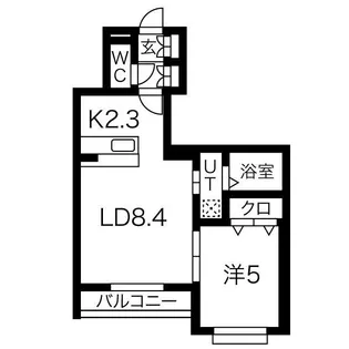 シャンベルタン【3階】の間取り