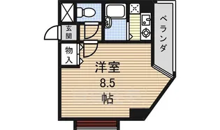 アストリー赤城【3階】の間取り
