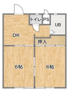 綾ノ内パナハイツ【2階】の間取り