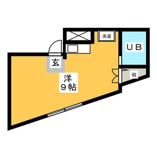 武蔵台マンション【4階】の間取り