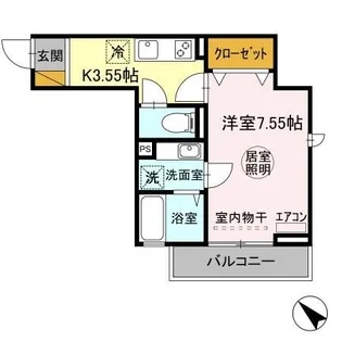 fortuneXI フォーチュンイレブン【2階】の間取り