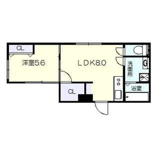 Oaks中百舌鳥【4階】の間取り