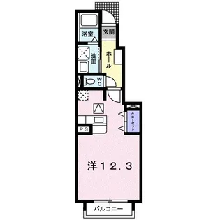 バーミィ ガーデン A【1階】の間取り