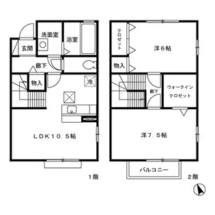 トレスコートの間取り