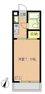 スタジオK【2階】の間取り
