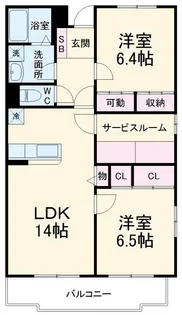 パラッツォ【2階】の間取り