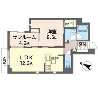 ビッグベア【1階】の間取り
