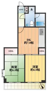 イワタハイツ【3階】の間取り