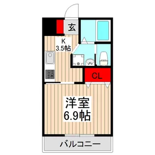 プライムガーデン朝霞台【1階】の間取り