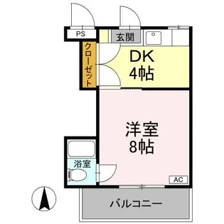 メルシーハイツ 1号館【3階】の間取り