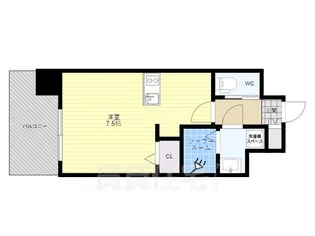 エンクレストALIVE白金【5階】の間取り
