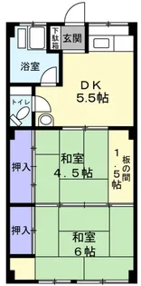 シティハイム船橋【1階】の間取り