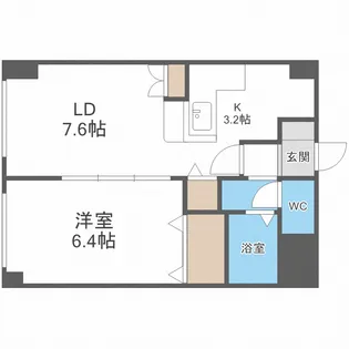 藤井ビル北11条【2階】の間取り