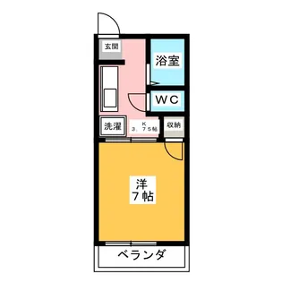 高蔵寺ハイム【1階】の間取り