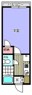 ナミハイツ【2階】の間取り