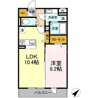 コンティニュエ【2階】の間取り