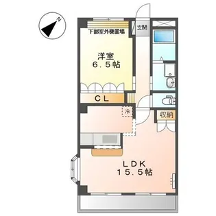 ララパルーザ【3階】の間取り