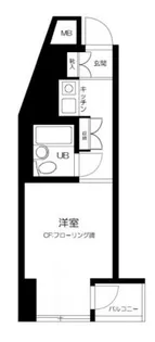 スカイコート田端【10階】の間取り