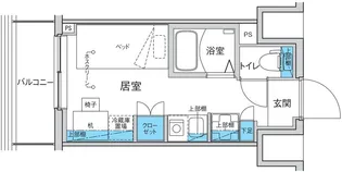 キャンパスヴィレッジ赤塚新町【4階】の間取り