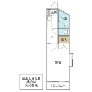 アレックスマンション【2階】の間取り