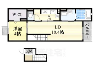 L´iLL 登町【4階】の間取り