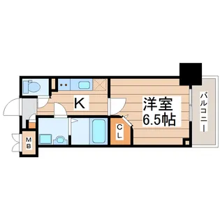 Quarante-deux KITASENDAI【4階】の間取り