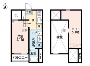 リヴェール本陣【2階】の間取り