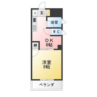 WELL BEING大須【5階】の間取り