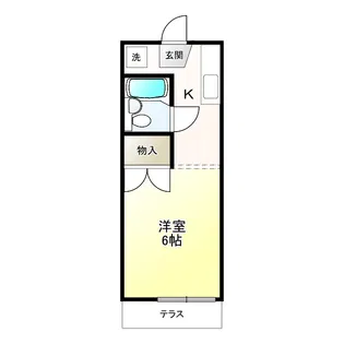 ドミールサカイ【1階】の間取り
