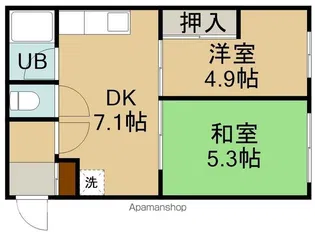 コーポKAGI【3階】の間取り