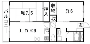 ハーモニー和合I【1階】の間取り