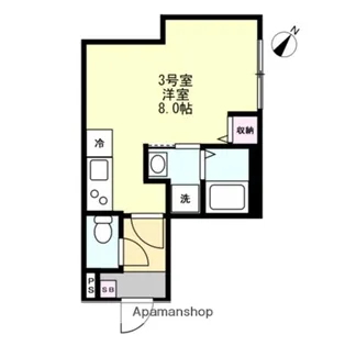 ベイルーム長津田アサンテ【2階】の間取り