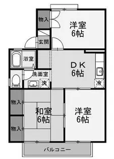 ハーモニックフィール【2階】の間取り
