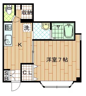 パティオ【1階】の間取り