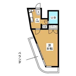 コーポラス小林【3階】の間取り