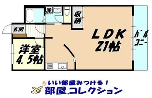 シャトレ白銀【8階】の間取り
