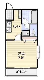 プチハイツ【2階】の間取り